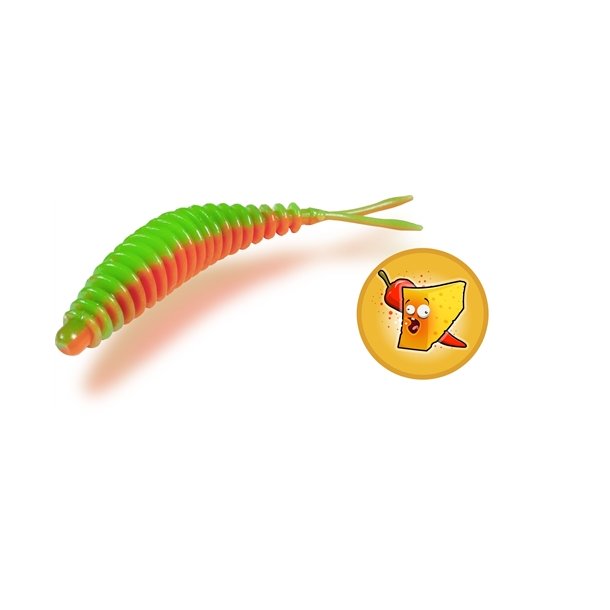 T-Worm V-Tail  Chilli-Cheese